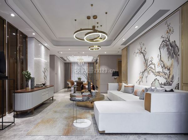 廈門(mén)100平米裝修之客廳裝修報(bào)價(jià)