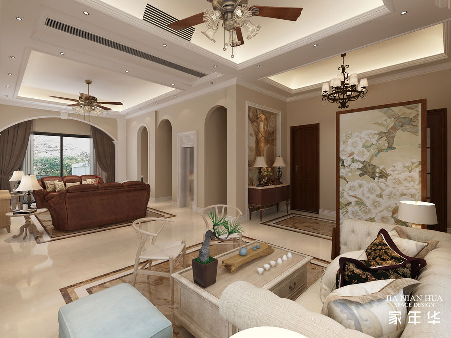 【星海灣醍香墅現(xiàn)代美式風(fēng)格案例】廈門(mén)家年華設(shè)計(jì)機(jī)構(gòu)