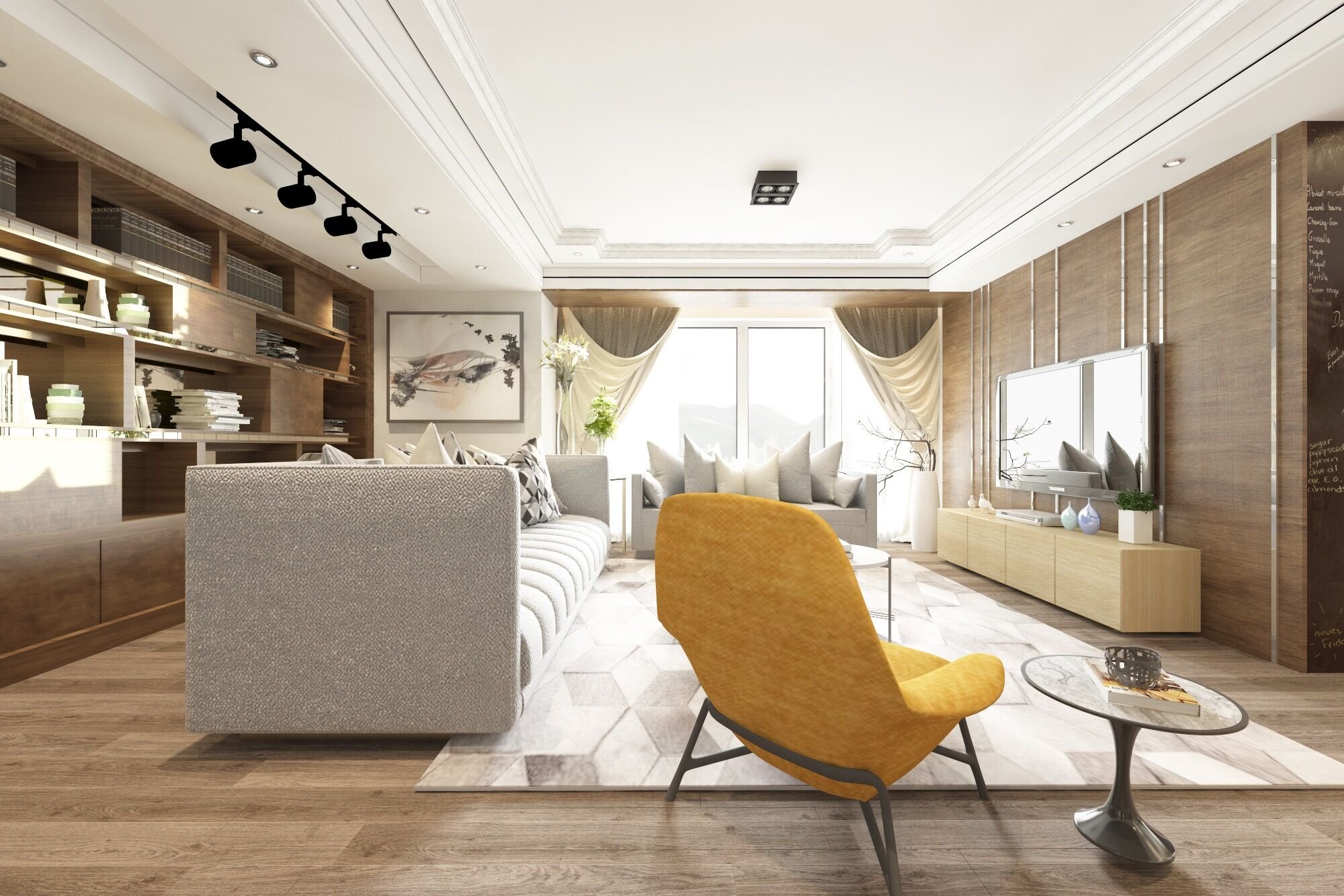 240平米的現(xiàn)代風(fēng)格，原來復(fù)式還可以這樣裝修！