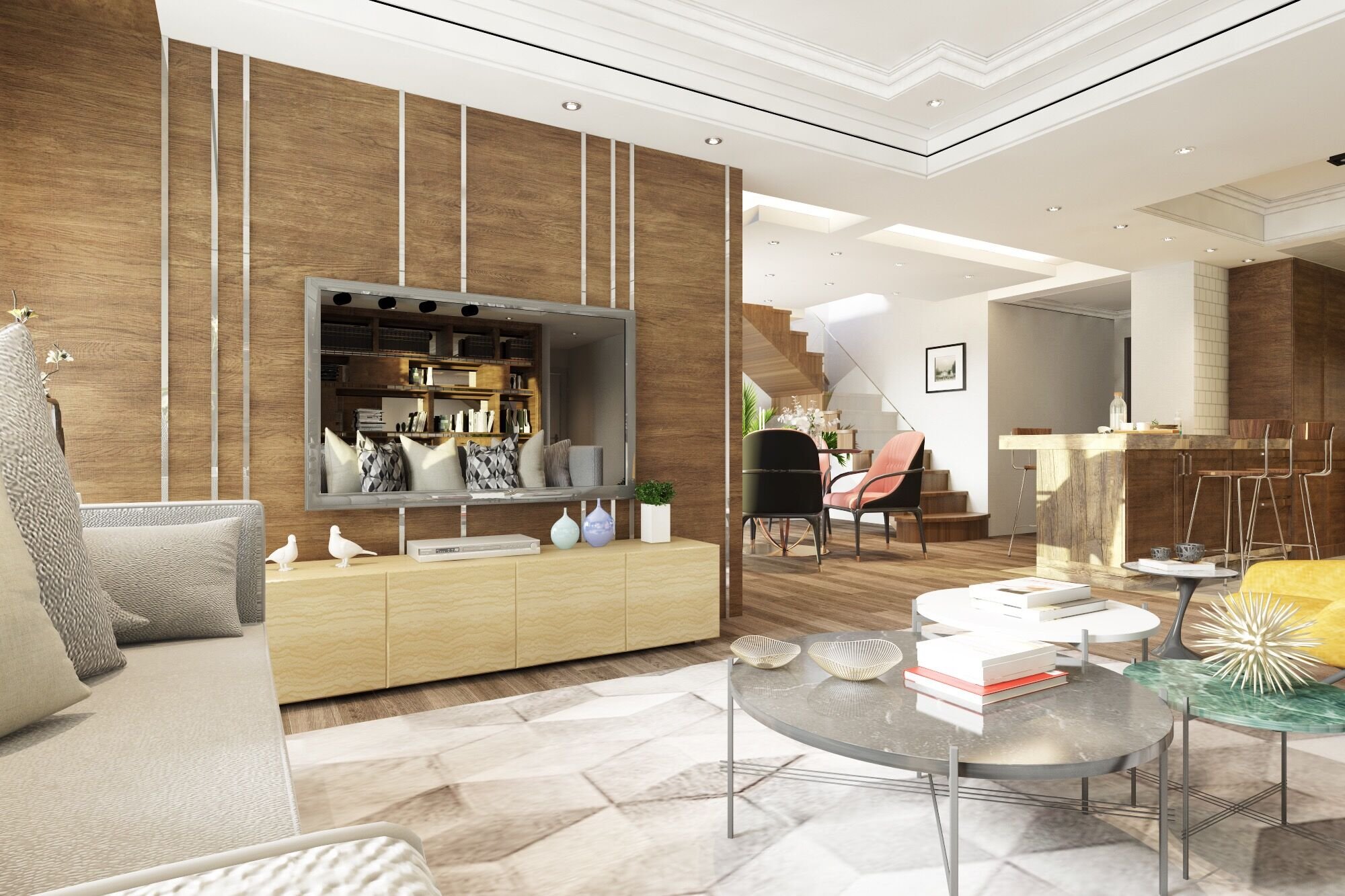 240平米的現(xiàn)代風(fēng)格，原來復(fù)式還可以這樣裝修！