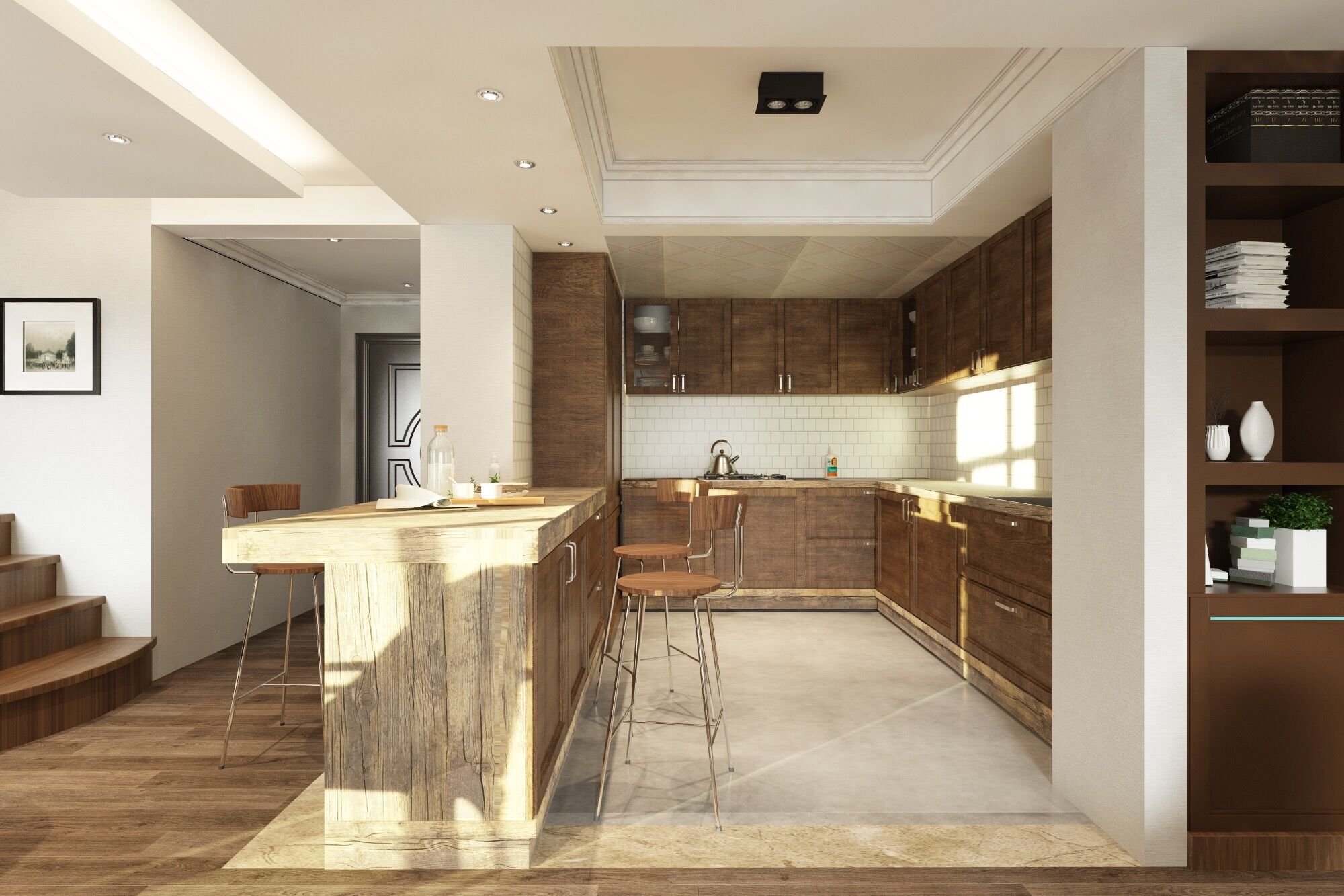 240平米的現(xiàn)代風(fēng)格，原來復(fù)式還可以這樣裝修！