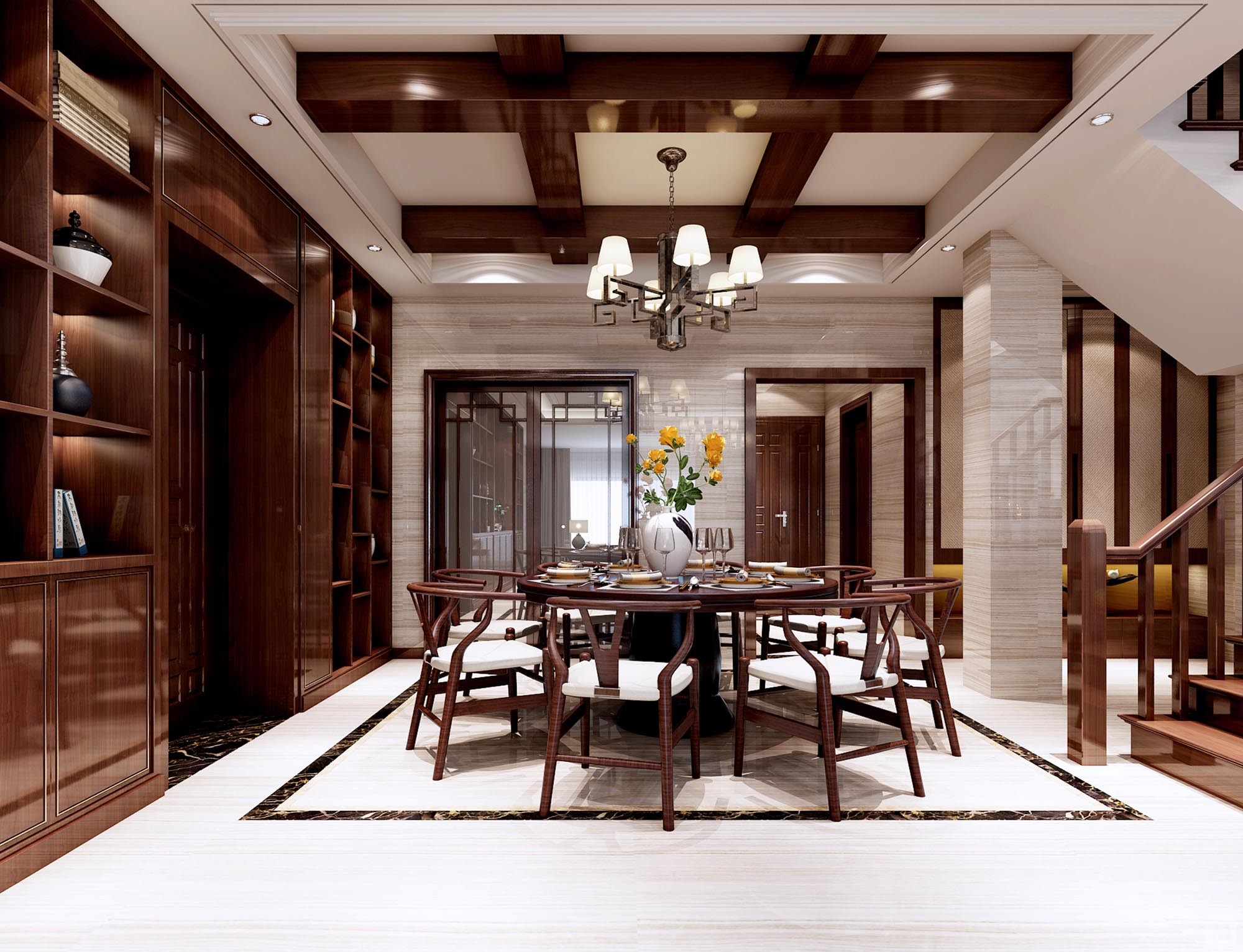 廈門(mén)中式小區(qū)_廈門(mén)新中式裝修風(fēng)格_廈門(mén)中式別墅