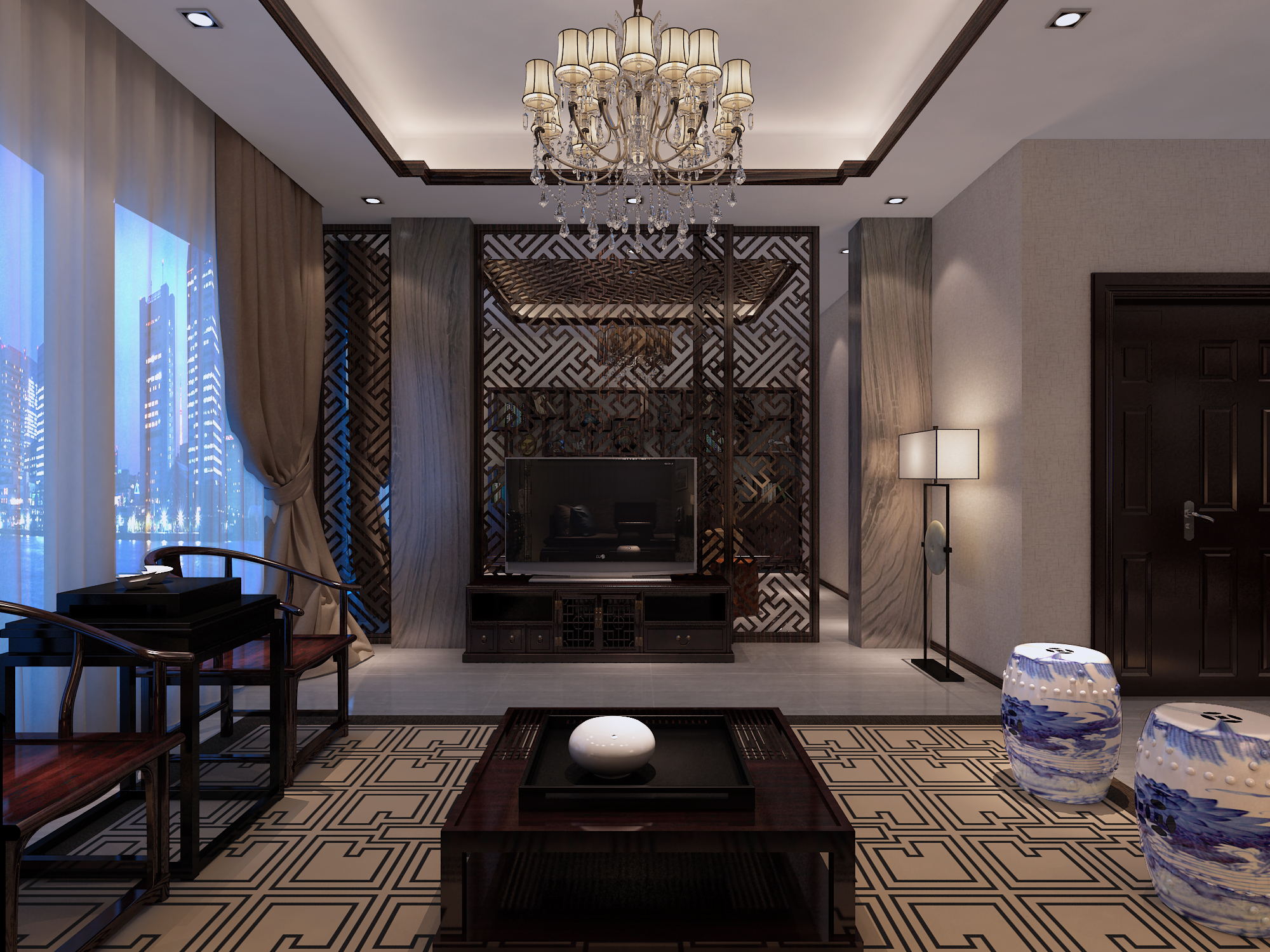 廈門中式別墅_廈門中式家裝_廈門新中式裝修風(fēng)格